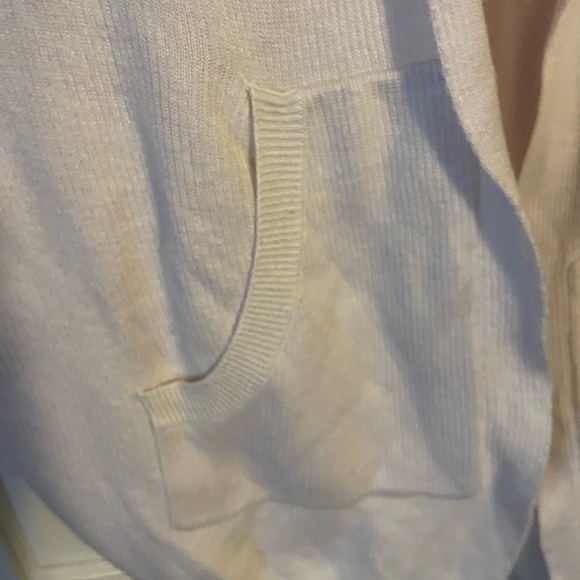 Lululemon Athletica Ivory and Pink Women's Reversible Cardigan Size 6 - Picture 8 of 10